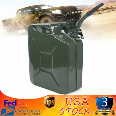 20L 5 Gallon High Quality Fuel Can Gasoline Fuel Can Metal Gas Tank Green • $39.90