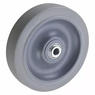 Zoro Select 5Vt78 Caster Wheel Gray 70 Shore A 3/8 In Bore Bore Dia.: 25/64  • $6.49