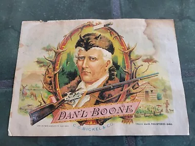 Vintage Daniel BOONE TOBACCO Poster Print Sign Art • $19.99