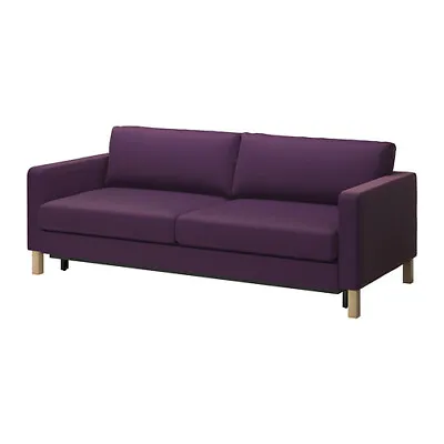 Genuine Ikea Karlstad Cover For 3-Seat Sofa-Bed - Sivik Dark Lilac 102.491.61 • £350