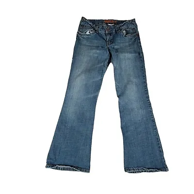 $18.88 • Buy Hydraulic Womens Lola Jeans Curvy Slim Boot Sz 13/14 Short Blue Stretch
