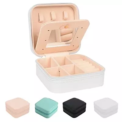 FOME Small Jewelry Box Mini Travel Jewelry Box Organizer Travel Jewelry Case • $12.99