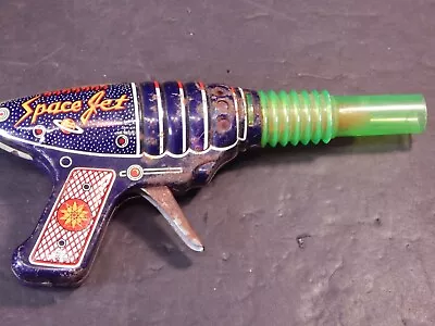 Vintage Toy Space Jet Gun Japan Tin Friction KO Works 1950s-60s • $19.99