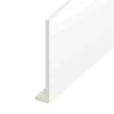 Freefoam White Square Fascia UPVC - 10mm Thick X 150 Mm Wide X 5 M Long • £25