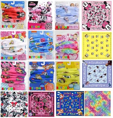 Disney Kids Face Masks Bandana Neck Gaiter Scarf Face Cover Children Age 3+ • $5.95