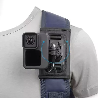 Backpack Shoulder Strap Hook Mount For GoPro Hero 10 9 8 7 6 5 DJI Action 2 • $16.89