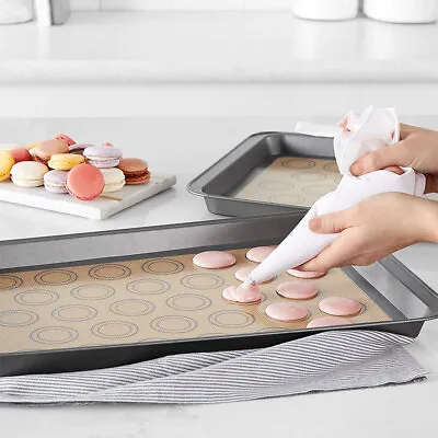 Reusable Silicone Baking Mat Oven Sheet Macaron Cake Cookie Baking Mould Mat  • $6.25