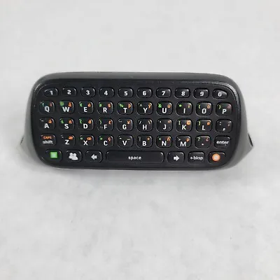 OEM Xbox 360  Keyboard Chatpad Black Controller Attachment - Damaged • $8.99