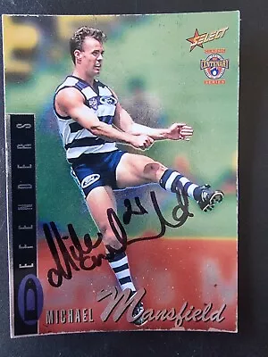 Geelong Cats Afl Football Signed Cards X 3 Michael Mansfield • $10