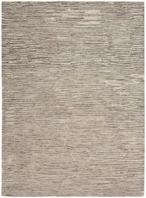 Calvin Klein Linear LNR01 Grey Abstract Wool Rug 160x221cm RRP £399! New • £299.99