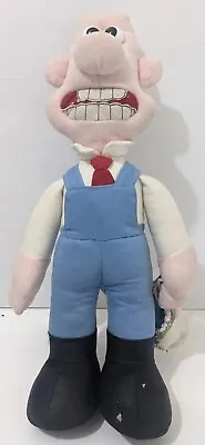 Wallace And Gromit Vintage Wallace & Bucket Plush 14” Soft Toy 1989 Born To Play • £21.99