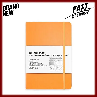 $21.99 • Buy Guissi Classic Dotted Grid Bullet Notebook Journal Dot Hard Cover A5 Premium 80G