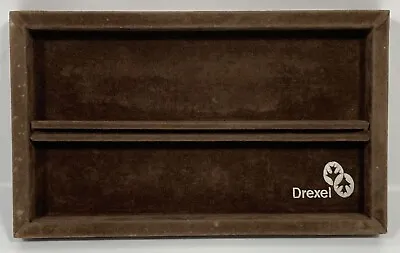 DREXEL Truine Chest Drawer INSERT TRAY Velvet Dresser Valet Jewelry Coin 10” Vtg • $68.99