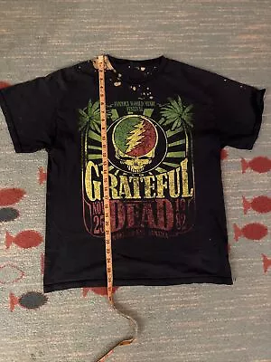 VTG Grateful Dead Tour Shirt Sz XL? Band Concert Jamaica World Music Festival • $17.55