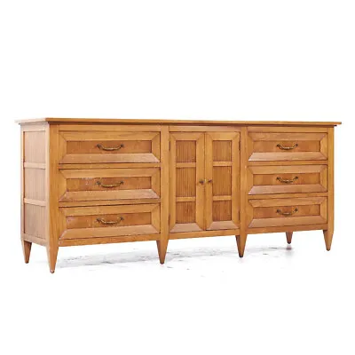 Tomlinson Sophisticate Mid Century Walnut Lowboy Dresser • $3147