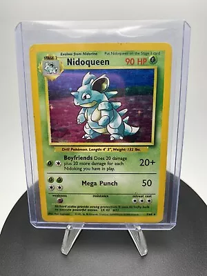 Pokémon TCG Nidoqueen Jungle 7/64 Holo Unlimited Holo Rare- NO SYMBOL ERROR • $17