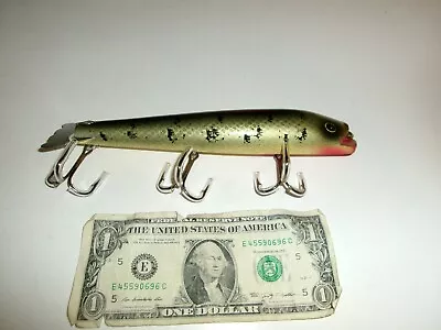 7-1/2  Body Bobbie Bait Musky Muskie Jerkbait Lure Custom Color (?) - Used (?) • $19.99