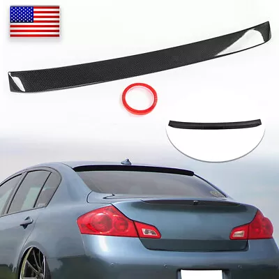 Carbon Fiber For 07~15 Infiniti G35 G37 Sedan Jdm Style Rear Roof Window Spoiler • $108