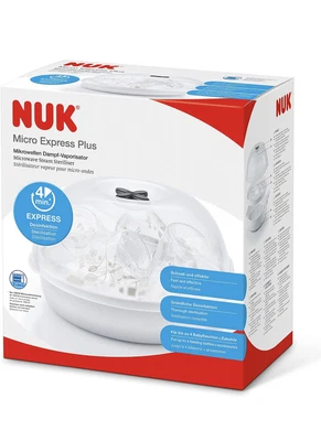 £12.90 • Buy NUK Micro Express Plus Microwave Steam Baby Bottle Steriliser