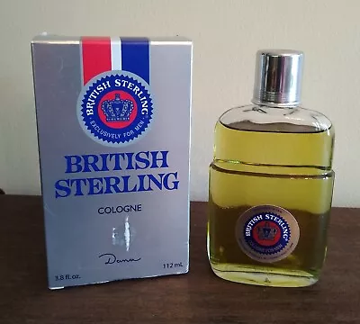 Vintage British Sterling Cologne Splash 3.8 Fl Oz With Box #74000 Dana • $11.95