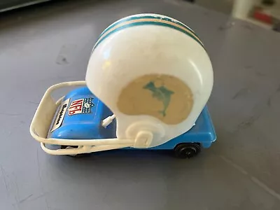 1970s Miami Dolphin Helmet Car NFL Steering Wheel + Tires!  VINTAGE  Collectible • $25