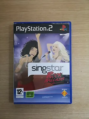 £4.99 • Buy Singstar Rock Ballads Sony PlayStation 2 PS2 Game