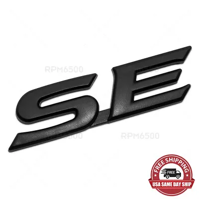 $16.99 • Buy For Toyota Sienna Camry Rear SE Letter Trunk Liftgate Emblem Badge Matte Black