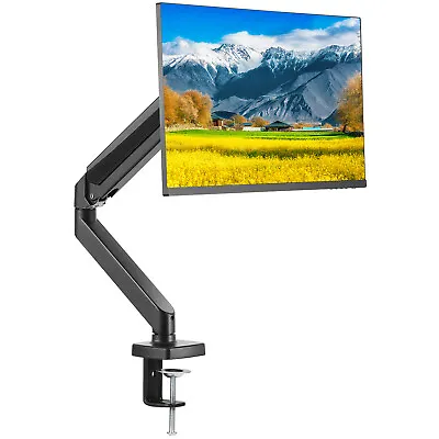 VEVOR Single Monitor Arm Mount Desk Stand Bracket For 13 -32  Screen 20 Lbs VESA • £20.87