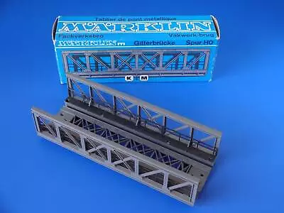 MARKLIN H0 - 7262 - TRUSS BRIDGE - M K Track / BOX - LN • $14.95