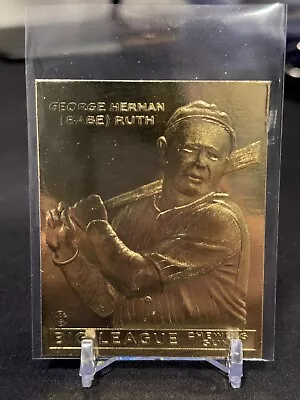 1933 Babe Ruth Goudey #53 Big League Chewing Gum 23K Gold Card Tribute • $9.99