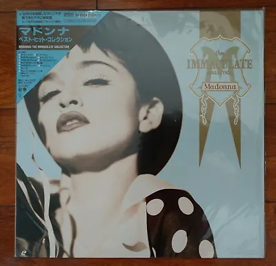 MADONNA Laserdisc The Immaculate Collection Music Videos JAPAN LD OBI • $34