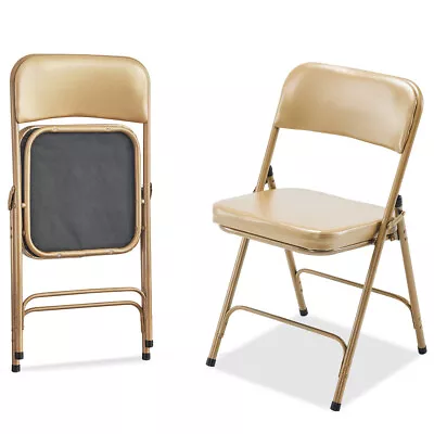 2-Pack Metal Folding Chairs With Padded Seat & Back Indoor/Outdoor • $77