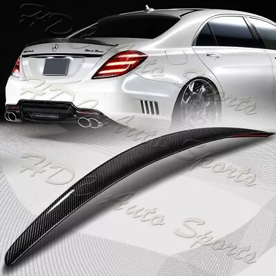 For 2013-2020 Mercedes-Benz S-Class W222 P-Style Real Carbon Fiber Trunk Spoiler • $126.99