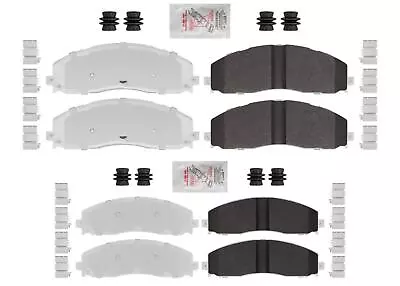 Fleet Front & Rear Galvanized HD Disc Brake Pads For Ford F250 Super Duty 13-21 • $136