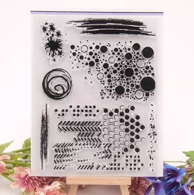 £3.89 • Buy Bubble Ink Silicone Clear Stamp For Scrapbooking Embossing Card Craft