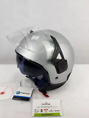 Helmet Piaggio Jet Pj Grey Matt ART.605917M01A Double Visor Measure XS • $199.62