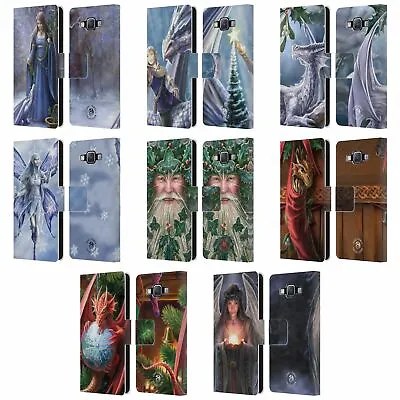 Official Anne Stokes Yule Leather Book Wallet Case Cover For Samsung Phones 2 • £17.95
