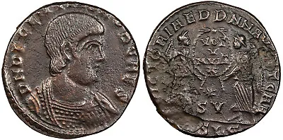 Decentius As Caesar 351-353 A.D. Centenionalis VF VICTORIAE DD NN AVG ET CAE #A • $50