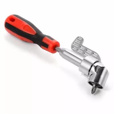 Professional Right Angle 90 Degree Rotary Handle Screwdriver Phillips Adapter 1X • $37.93