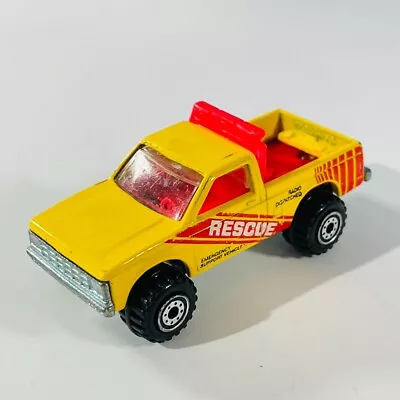 Hot Wheels 1982 Yellow 4X4 Rescue Pickup Truck Emergency Near Mint Vintage • $5.99