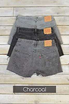 £12 • Buy Grade B Levis Vintage Womens High Waisted Denim Shorts Size 6 8 10 12 14 16 18