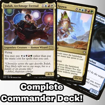Jodah Archmage Eternal Commander Deck EDH 100 Magic Cards Custom Deck MTG • $59.99