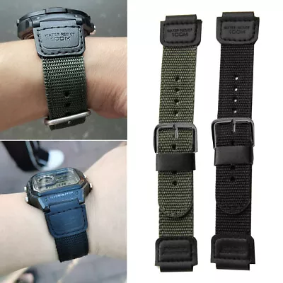 Strap W-215 Casio For SGW-300H Nylon G-Shock Watch Band / Sports W-735H AE-1000W • $8.34