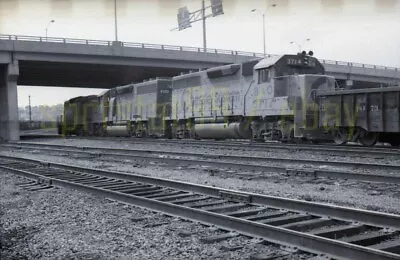 BO Baltimore & Ohio EMD GP40 Locomotive #3714 - Vintage Railroad Negative • $19.45