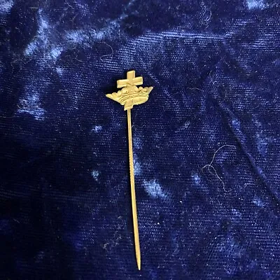 Vintage Masonic Knights Templar Commandery Lapel Stick Pin • $13