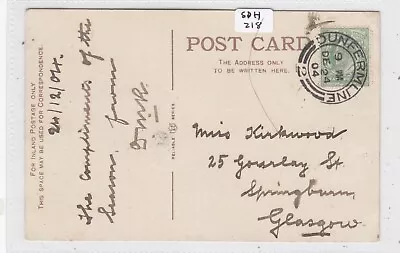 Fife DUNFERMLINE Double Ring With No 2  In Arcs  1904 Postmark /  Tower Bridge • £8