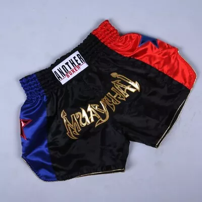 Durable Boxing Shorts Sports Supplies Muay Thai Polyester Training Unisex • $17.78