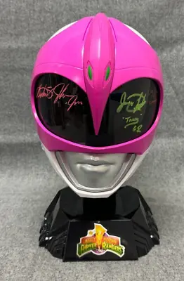Signed Pink Mighty Morphin Power Rangers Helmet Autograph Kimberly Hart • $899