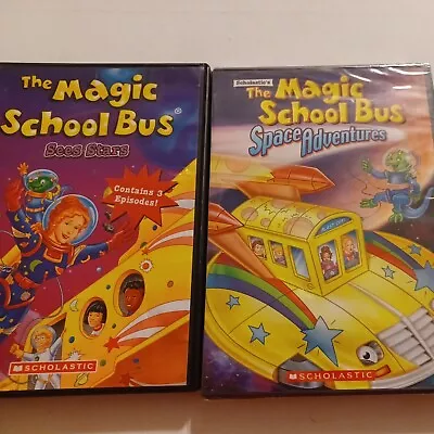 THE MAGIC SCHOOL BUS 2-DVD Bundle Includes SPACE ADVENTURES & SEES STARS  • $9.99