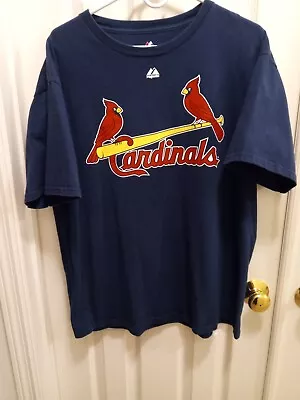 Mens St Louis Cardinals/albert Pujols/majestic/large/t-shirt Jersey #5 • $19.49